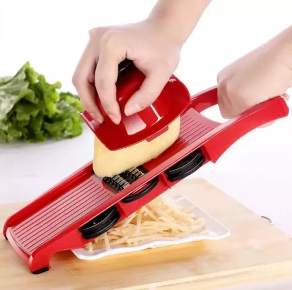 10 in 1 Mandoline Slicer Vegetable Cutter with Stainless Steel Blade Manual Potato Peeler Carrot Cheese Grater Dicer Kitchen Tool