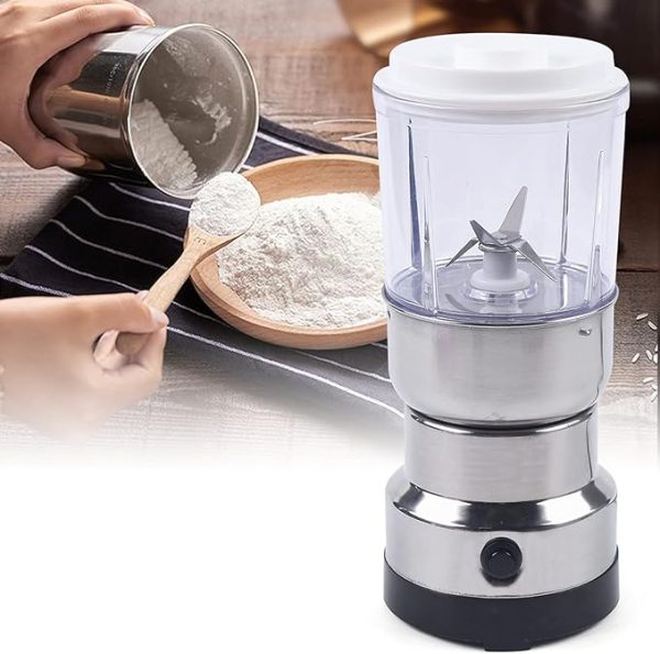 2 In 1 Coffee And Juice Electric Blender, Coffee Grinder, Bean Grinder, Multifunctional Stainless Steel For Herbal Spice Salt Pepper