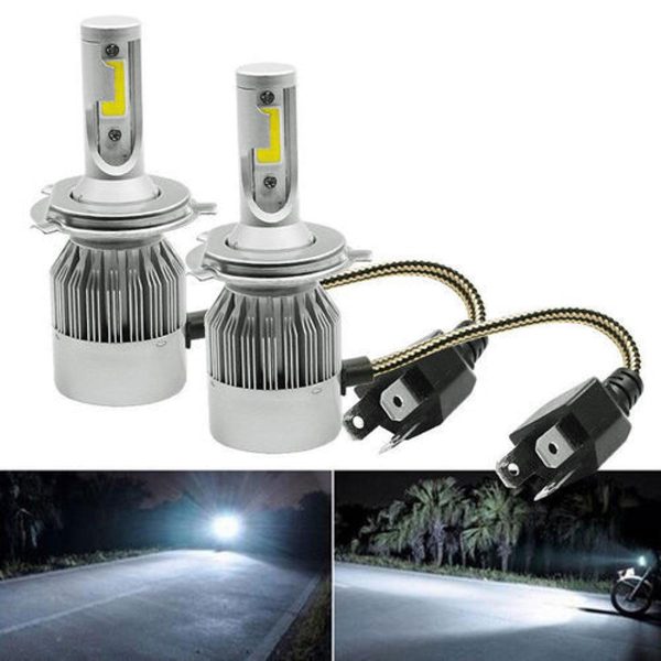 2 Pcs C6 H4 Led Light For Bikes And Car Mehran Alto Vitz Wagon-r City Bleno Cultas Khyber Mira Corolla Old Civic Old Swift Bolan Coure