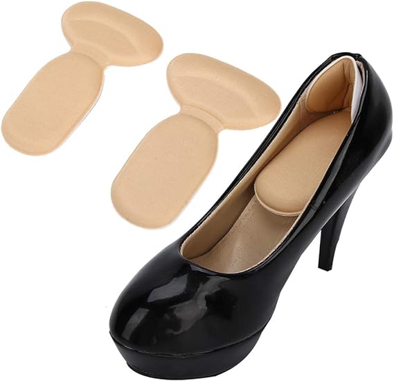 Heel Cushion Pads T Shape Heel Sticker Tape Arch Support Insoles High Heeled Shoes Patches Foot Care Protector