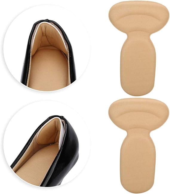 Heel Cushion Pads T Shape Heel Sticker Tape Arch Support Insoles High Heeled Shoes Patches Foot Care Protector