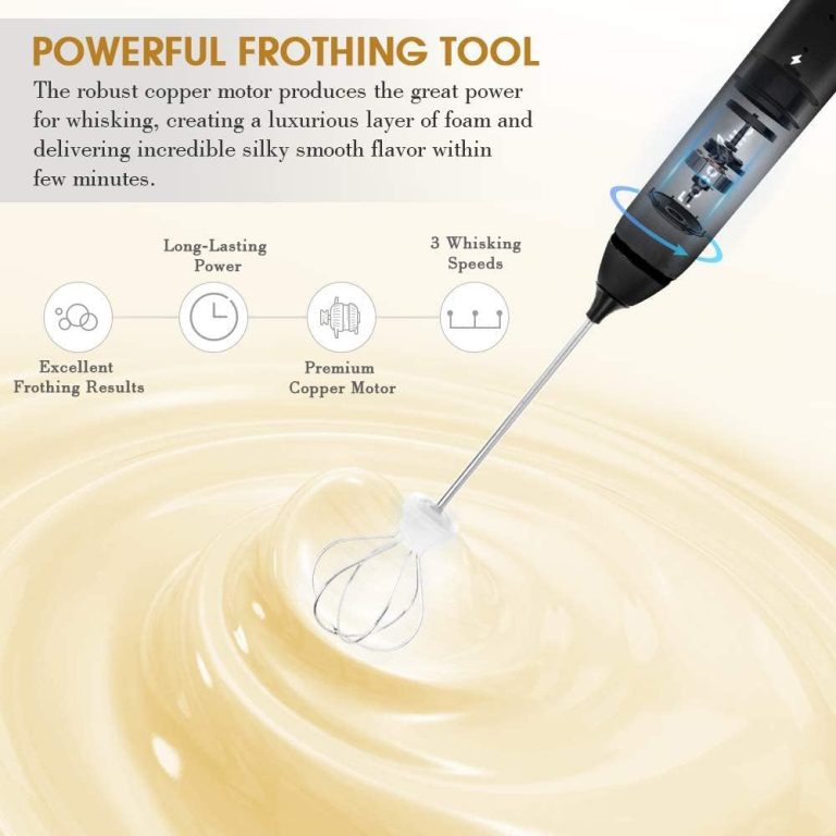 Handheld Electric Milk Frother Whisk Egg Beater USB Rechargeable Coffee Blender Household Milk Shaker Mixer Foamer Food Blender (random color)