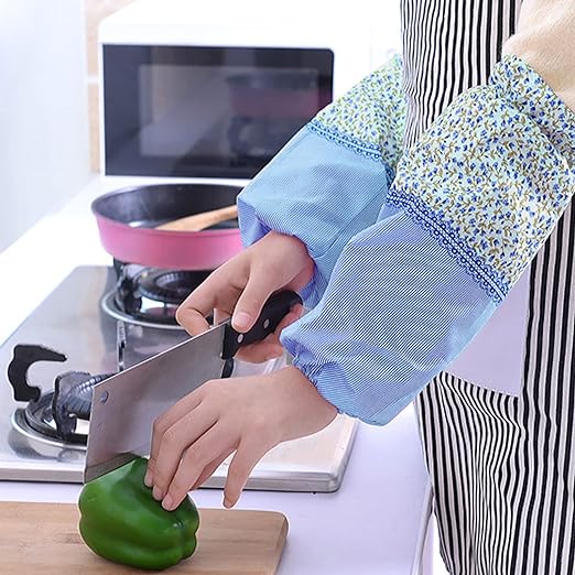 Kitchen Sleeve Cover Waterproof Arm Sleeves Kitchen Dustproof Arm Sleeves Used, for Family (random color )