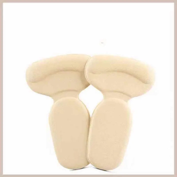 Heel Cushion Pads T Shape Heel Sticker Tape Arch Support Insoles High Heeled Shoes Patches Foot Care Protector