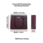 Croco GV Premium Choco Brown