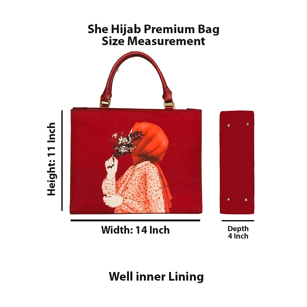 She Hijab Maroon