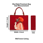 She Hijab Maroon