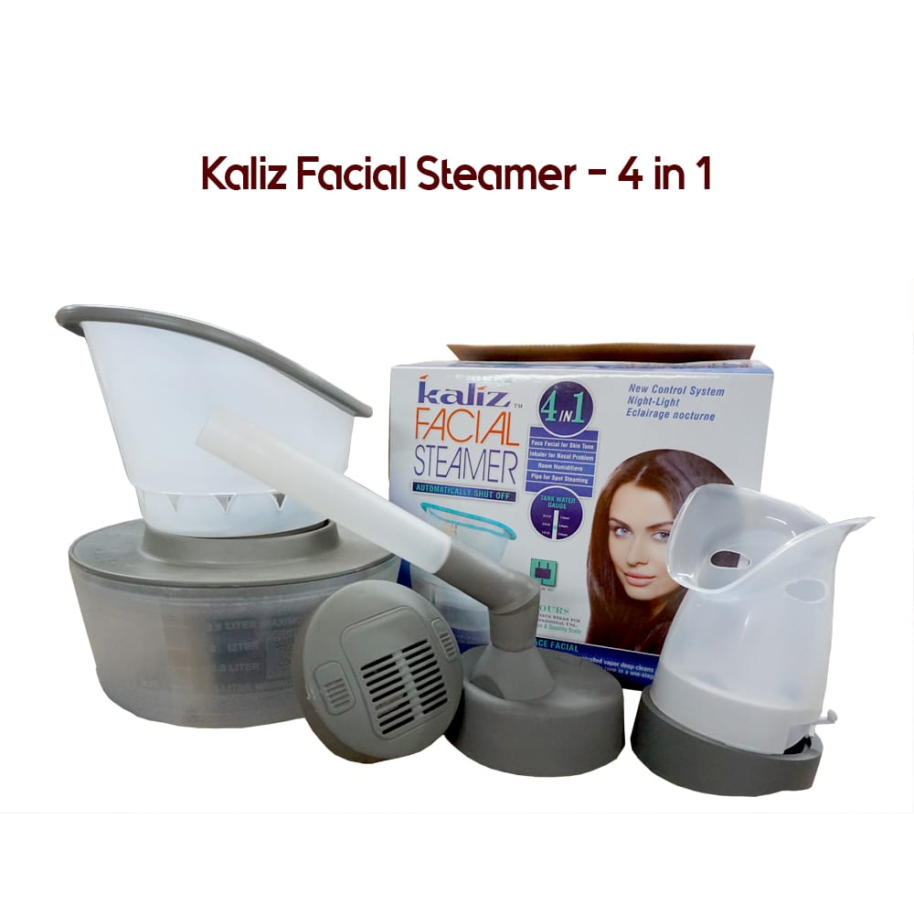 4 In 1 Kaliz Facial Steamer And Inhaler For Block Nose