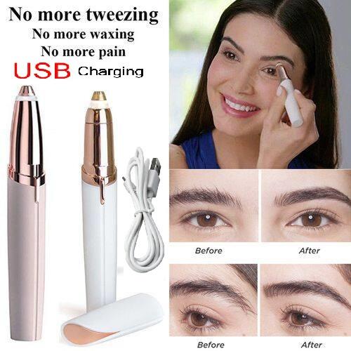 Flawless Brows Eyebrow Hair Remover Machine - chargeable (Random Color)