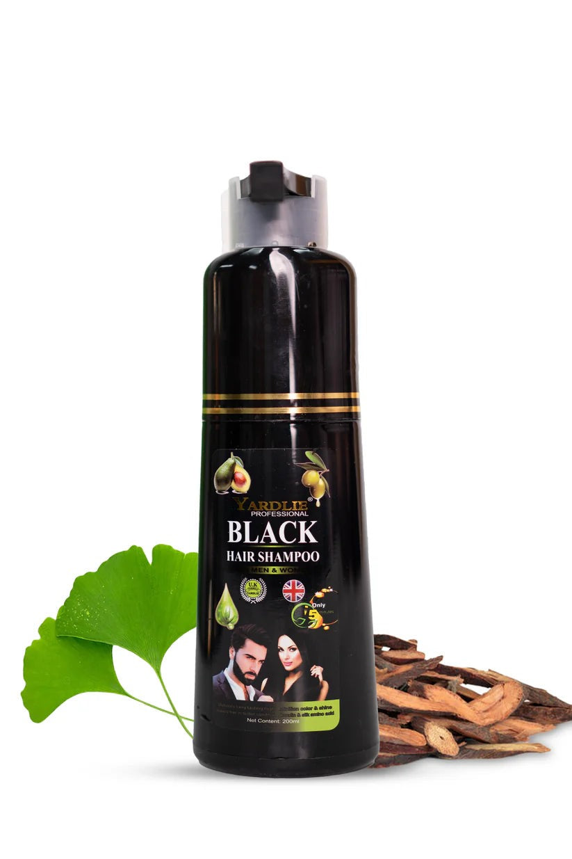 200 ml Yardlie Hair Color Shampoo Black/dark brown