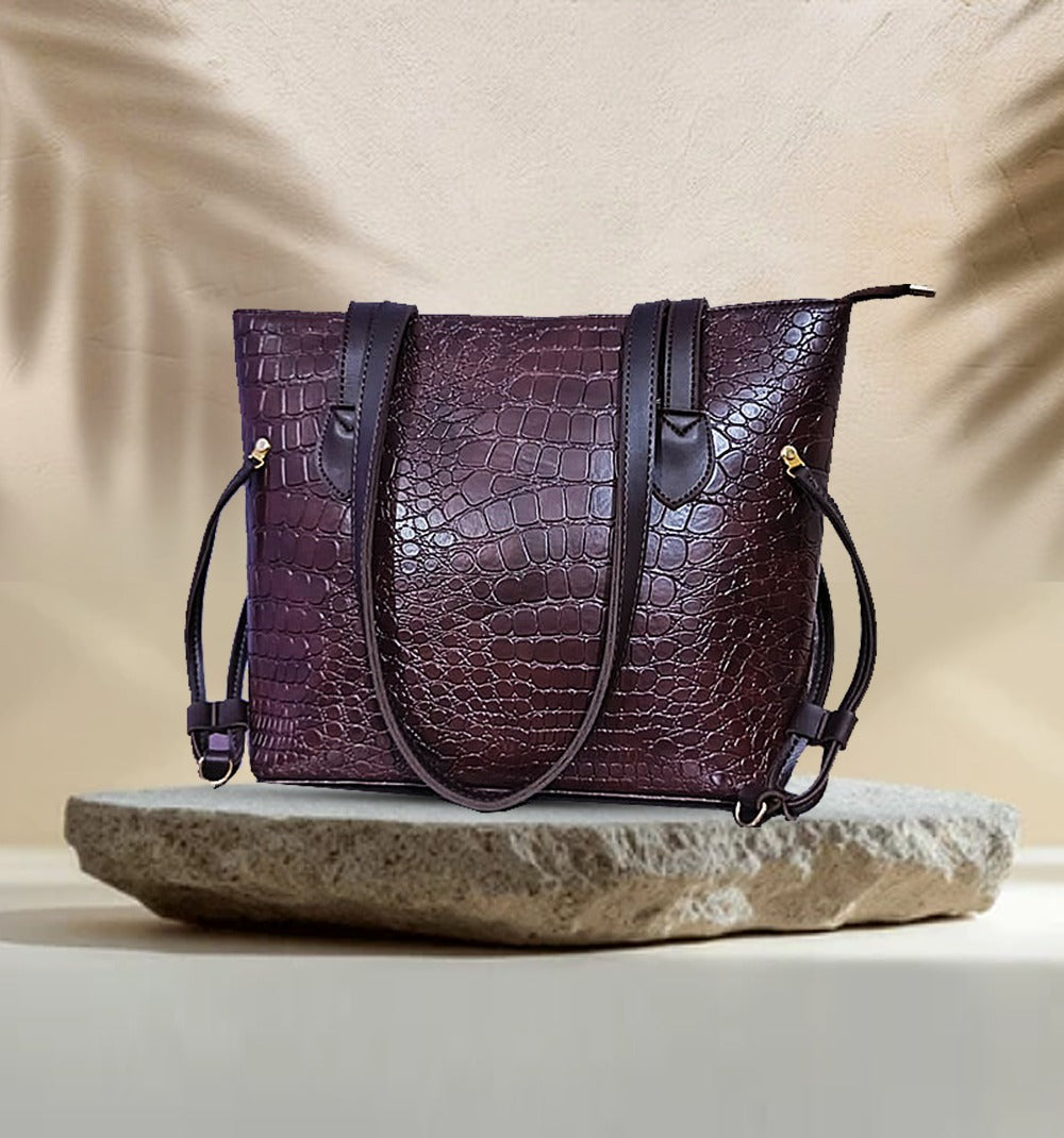 Croco Classic Premium Tote Bag
