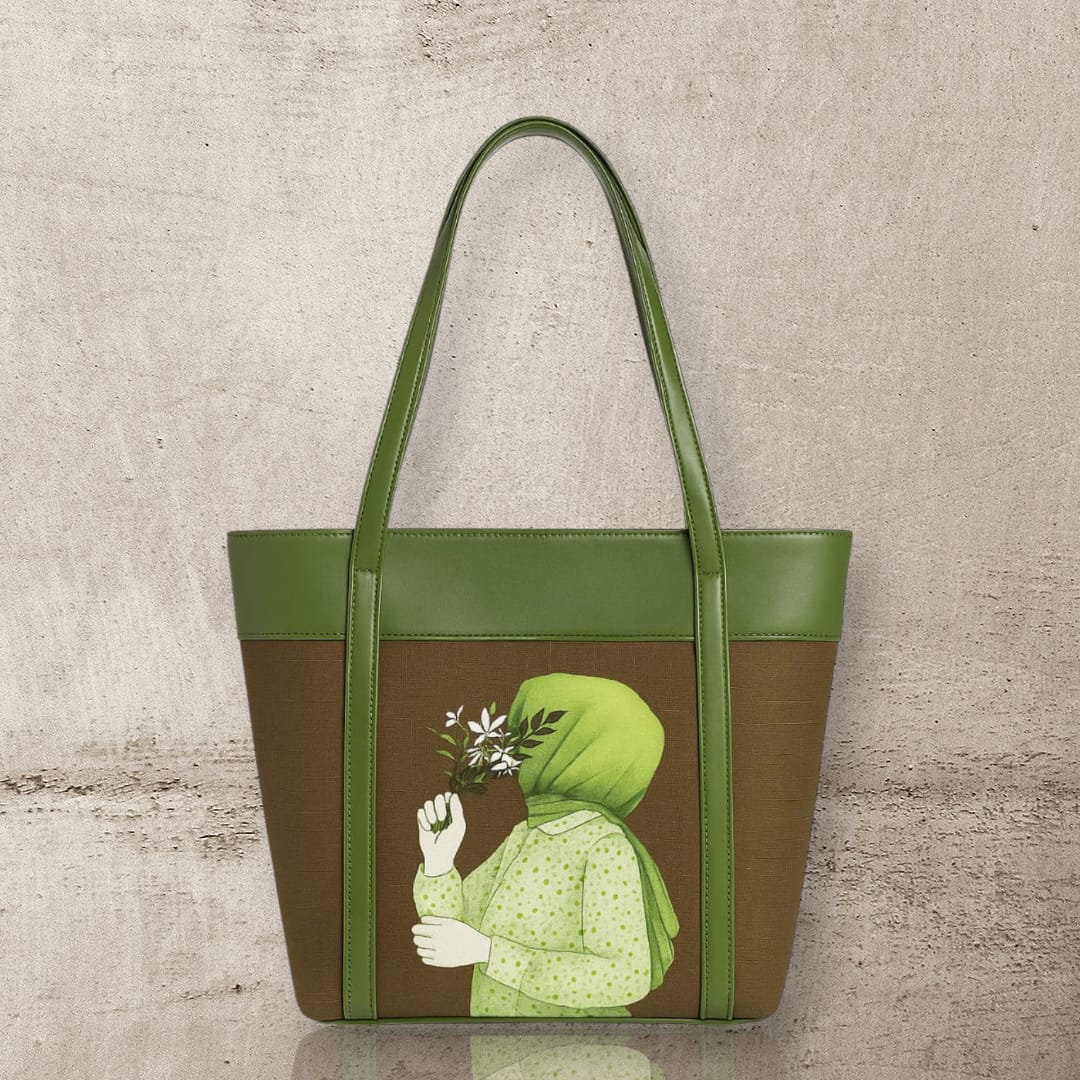 Turkish Hijab Tote Espresso