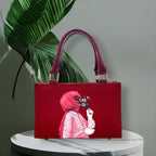 Mini Glam Hijab Maroon