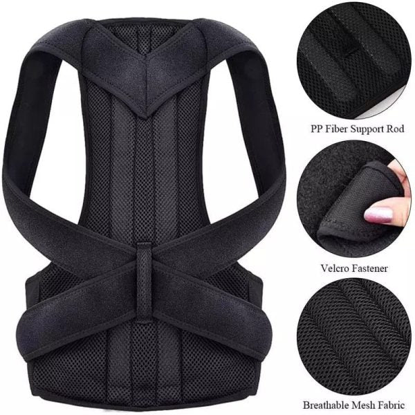 Back Posturm Spine Support Belt Adjustable Adult Corset Posture Correction Belt Body  Health Care. (Made in China)