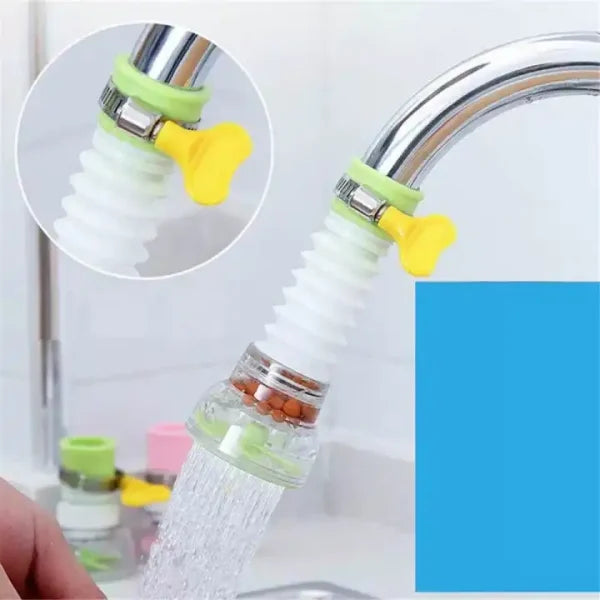 Kitchen Shower Splash Fan Faucet Water-saving Filter Shower Water Rotating Spray Regulator Tap Water Filter Valve For Kitchen Tap Nozzle Extended Filter Water Saving Device Accessories