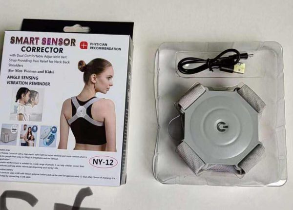 Adjustable Spine Back Support Posture Sensor Belt chargeable