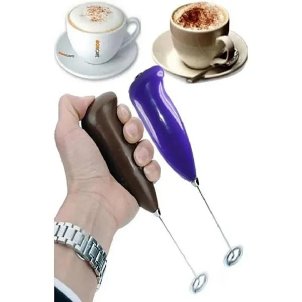 Electric Mini Coffee Beater Mini Electric Egg Beater (random color) (Cell Operated)