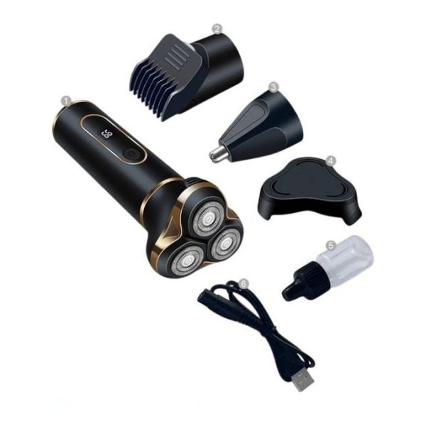 Electric Shavers For Men, 3d Rechargeable Rotary Electric Razor