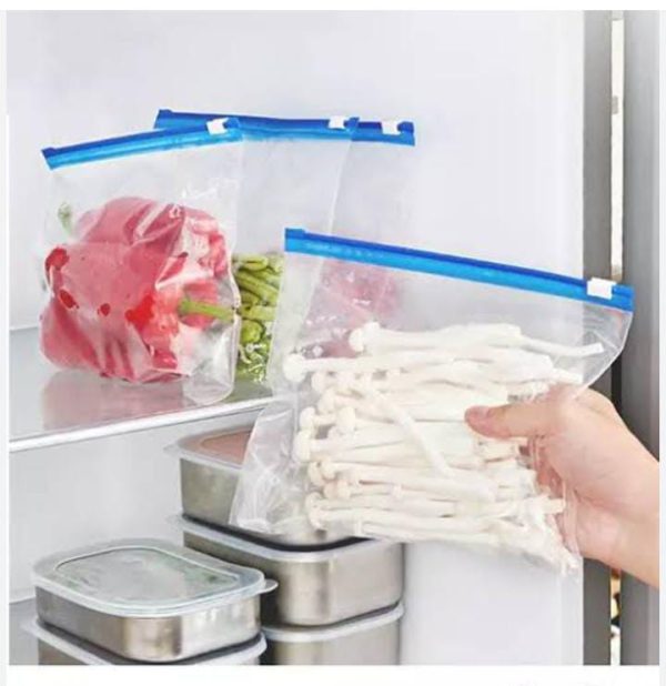 Food Storage Slider Bag Freezer Zipper Bags Fresh-keeping Freezing Heating Food Sealing Packaging Kitchen Accessories