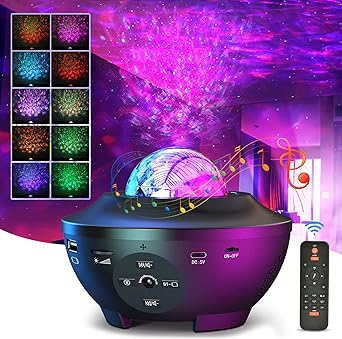 Galaxy Star Light Projector. (double Speaker)