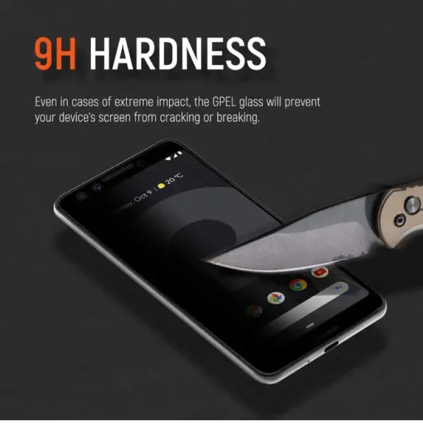 Google Pixel 3 Privacy Screen Protector, Tempered Glass Full Cover Anti-Spy 3D Edge Curved Glass