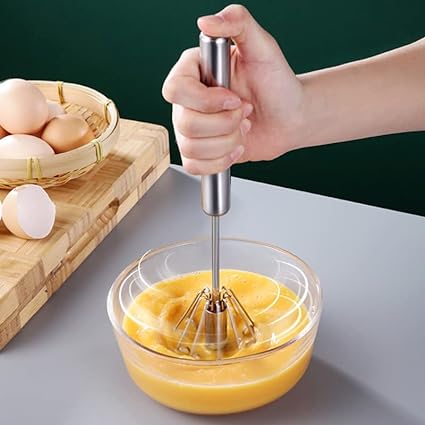 Hand Pressure Semi-automatic Egg Beater Kitchen Accessories Tools Self Turning Cream Utensils Whisk Manual Mixer