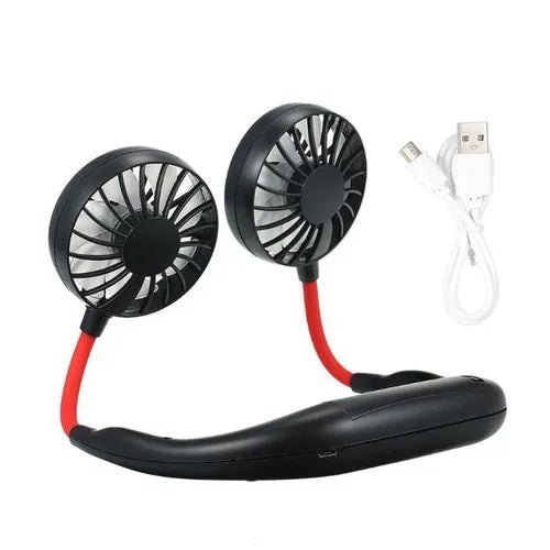 Usb Rechargeable Fan, 3 Mode (Random Colors)