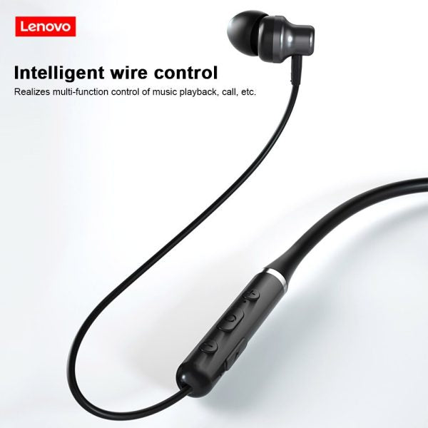 Lenovo He05 Wireless Bluetooth 5.0 Neckband Earbuds Sports Waterproof Headset Hi-fi Sound Bass In-ear Earphone Magnetic