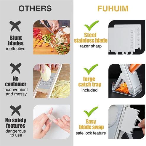 Multi-function Cutter Vertical Vegetable Cutter Kitchen Shredder Grater (random Color)