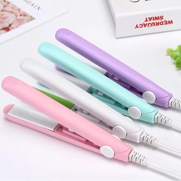 Mini Portable Hair Straightner (random Color)