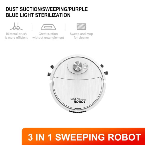 Portable Mini Wireless Smart Sweeping Robot Rechargeable Cleaning Machine Vacuum Cleaner For Home Office (random Colors)