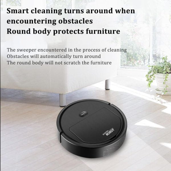 Portable Mini Wireless Smart Sweeping Robot Rechargeable Cleaning Machine Vacuum Cleaner For Home Office (random Colors)