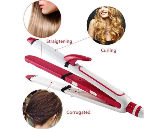 Shinon 3 In 1 Hair Straightener, Hair Curler & Hair Crimper