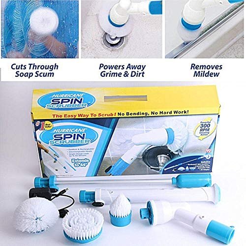 Spin Scrubber (Tiles Cleaning Brush) chargeable