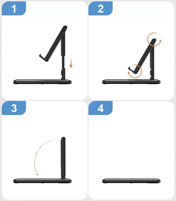 Adjustable Foldable Desktop Stand (random Color)