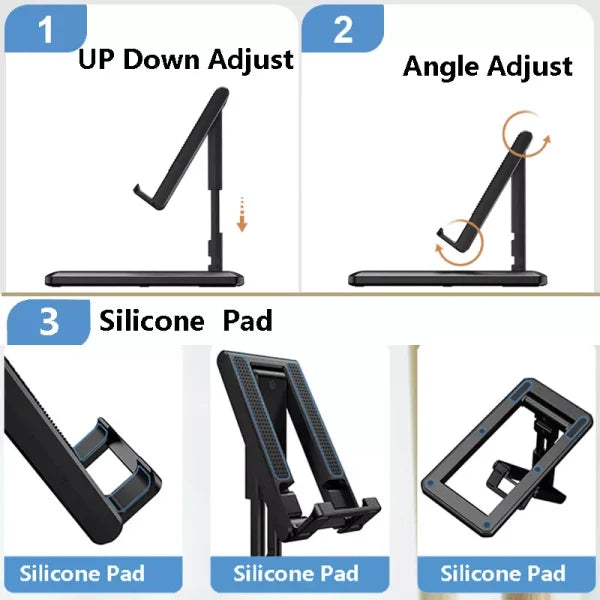 Adjustable Foldable Desktop Stand (random Color)