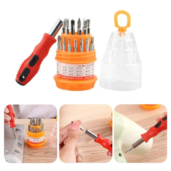 Universal Magnetic Screw Driver Kit 31 In 1