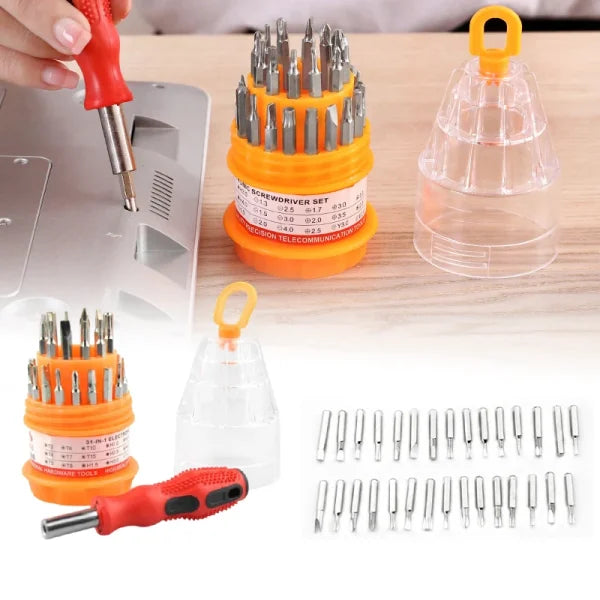 Universal Magnetic Screw Driver Kit 31 In 1